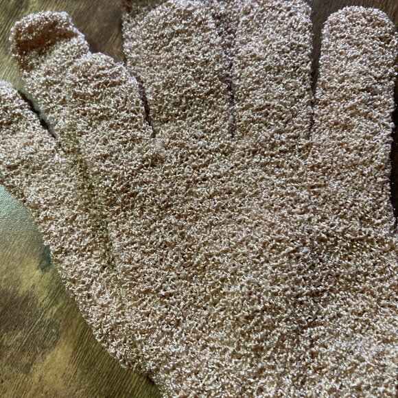NEW SHOWER GLOVES, Exfoliating Bath Gloves, Bath Gloves - Picture 3 of 4